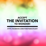 accept invitation to wonder